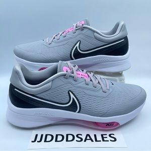 Nike Air Zoom Infinity Tour Next% Golf Shoes Wolf Grey Pink DC5221-060 Mens Size